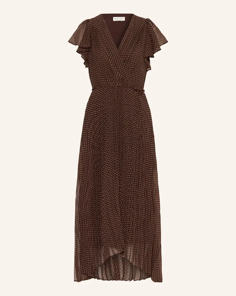 Phase Eight Plisseekleid Louisa braun Dunkelbraun