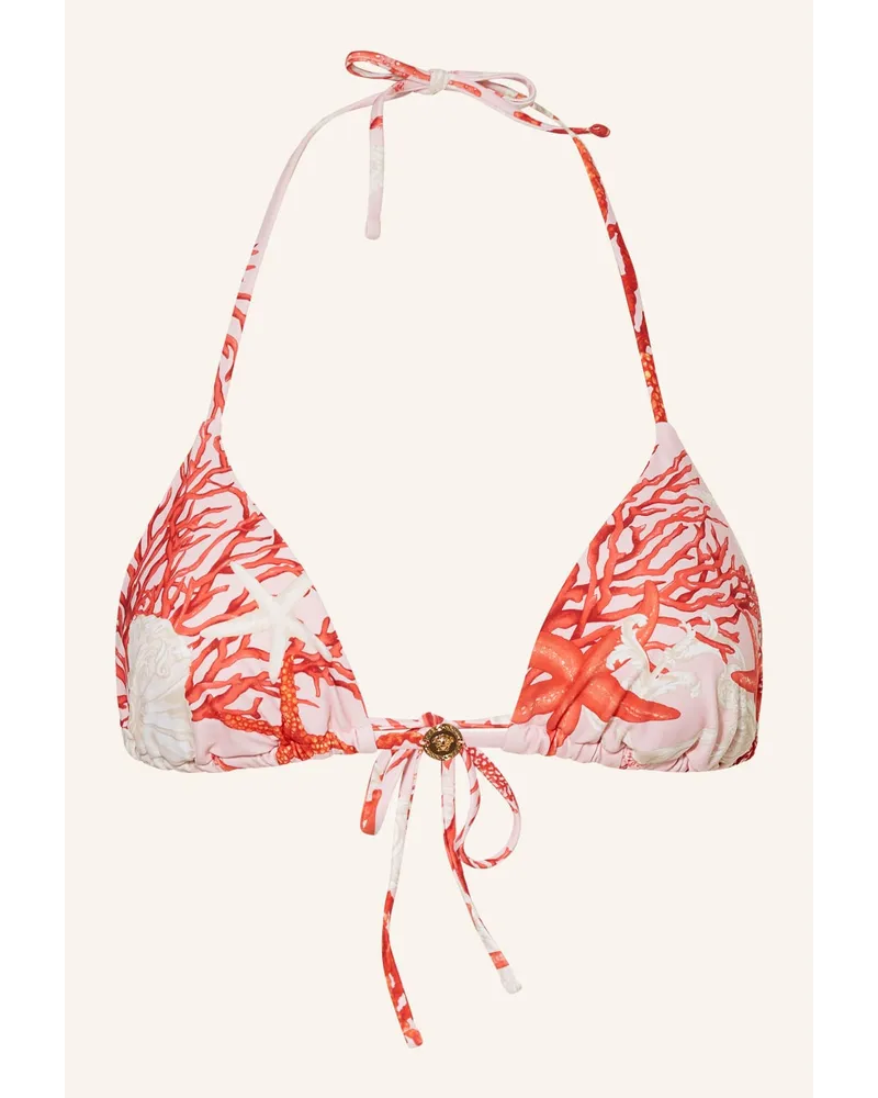 Versace Triangel-Bikini-Top CORALS Rosa