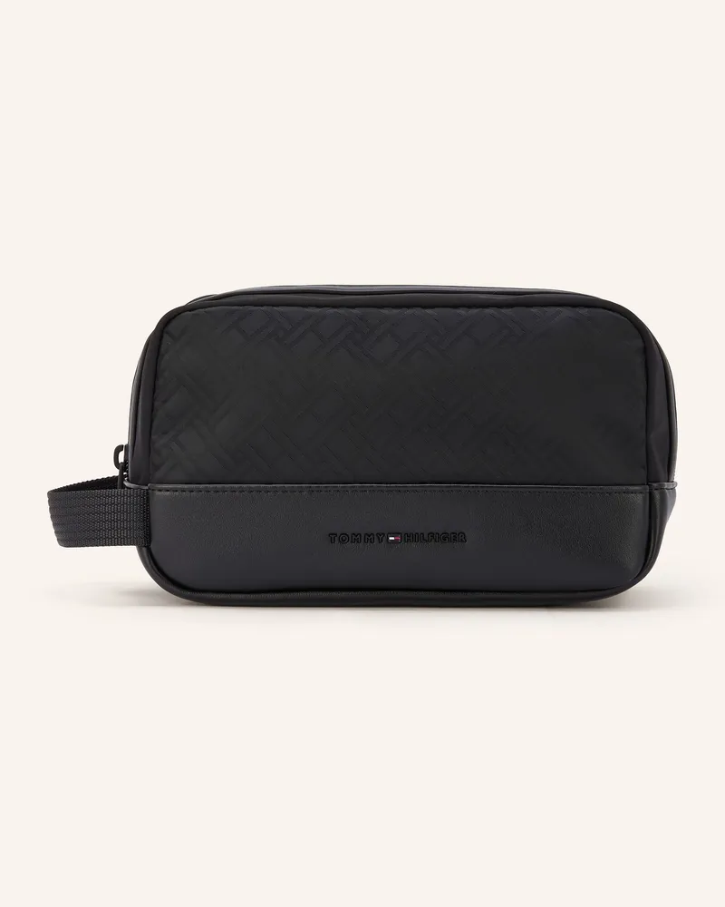 Tommy Hilfiger Kulturtasche schwarz Schwarz