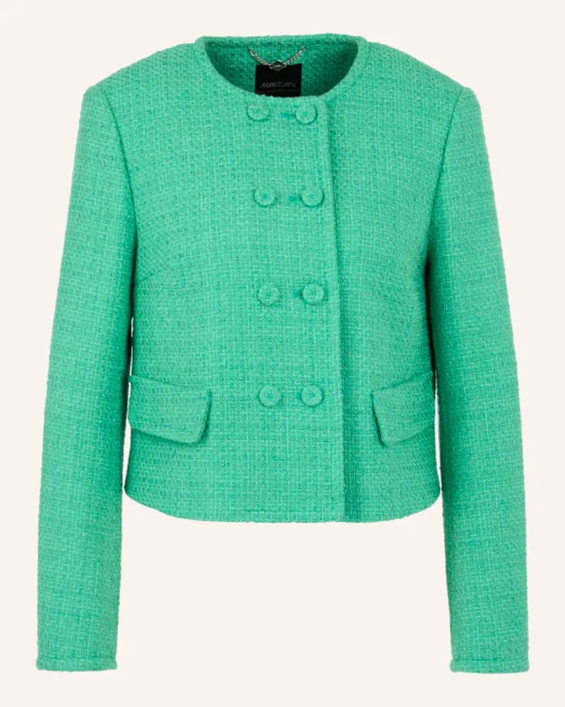 Marc Cain Tweed-Jacke gruen Hellgrün