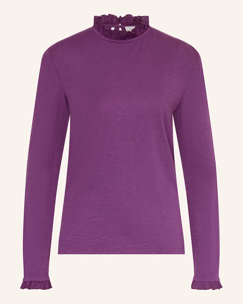 Rich&Royal Longsleeve Mit Rüschen lila Lila