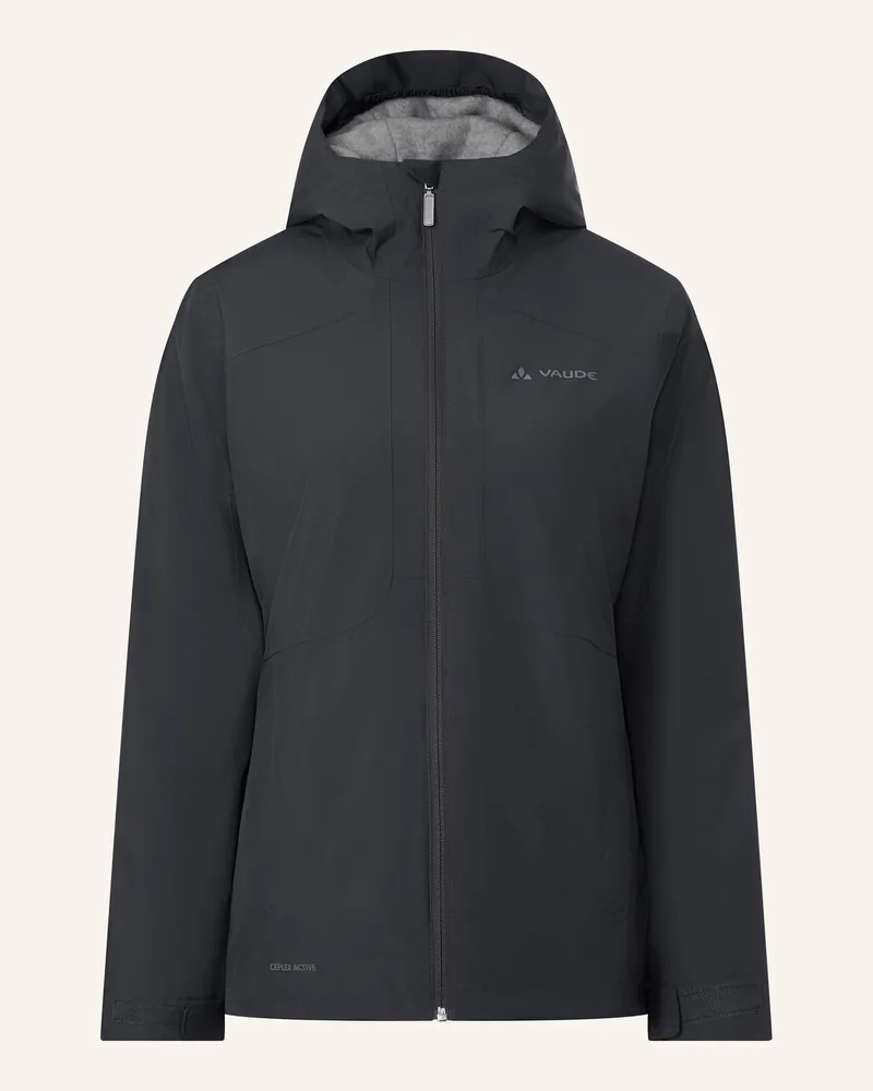 Vaude Outdoor-Jacke W Morkon Wool-Lined Jkt schwarz Schwarz