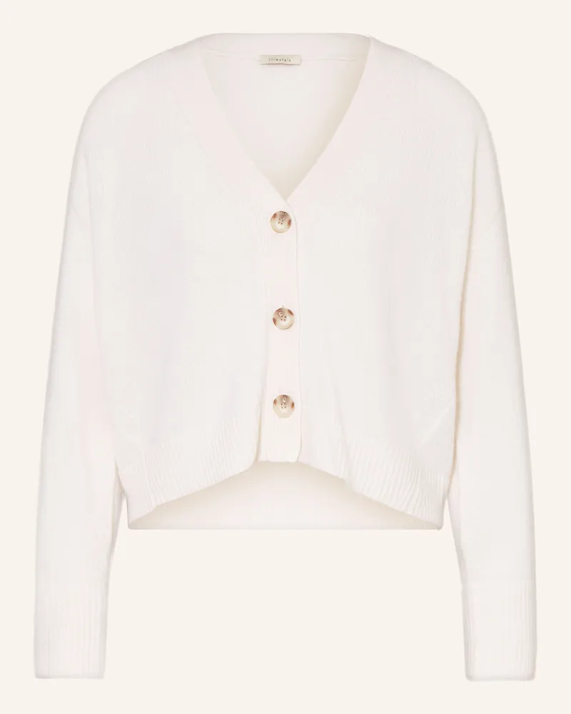 lilienfels Strickjacke Aus Cashmere weiss Ecru