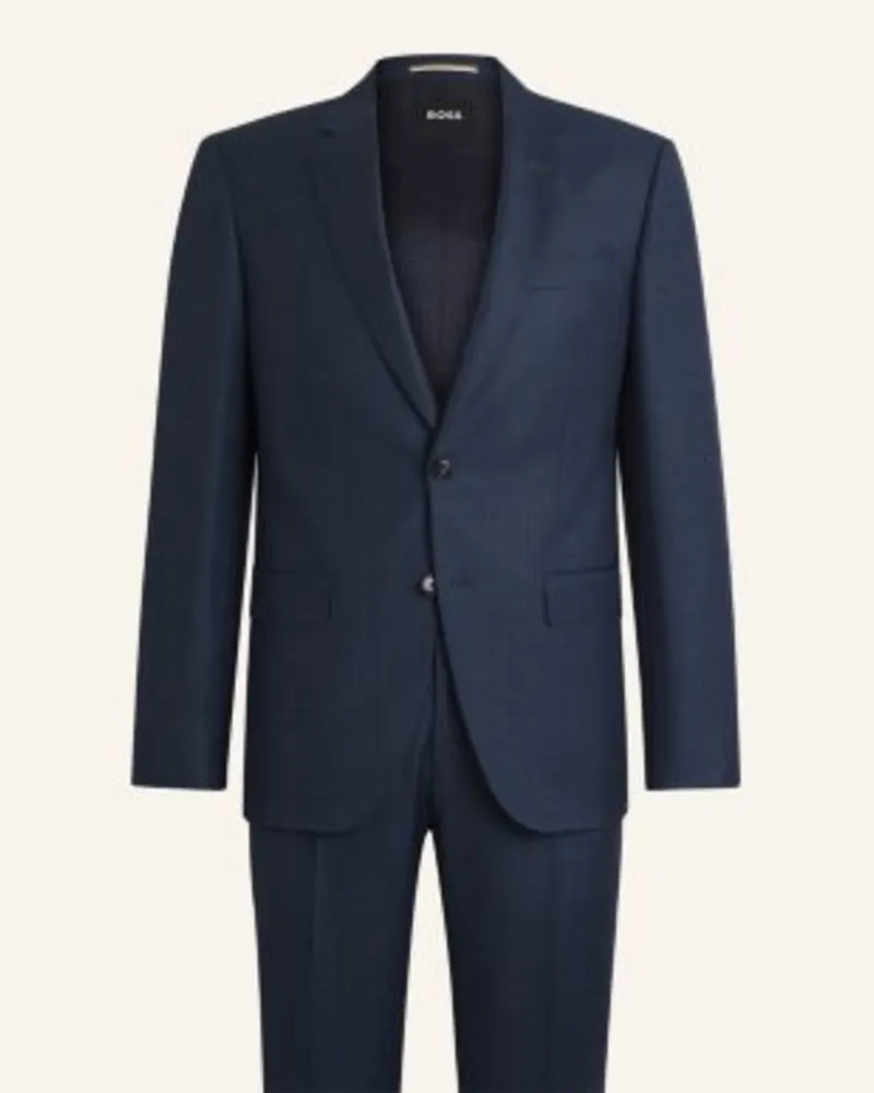 HUGO BOSS Business Anzug H-HUGE-2PCS-253 Slim Fit Dunkelblau