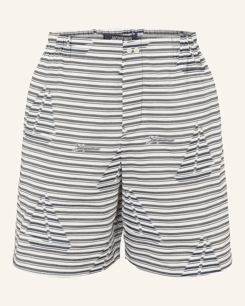 Jacquemus Shorts Le Short Calecon blau Weiss