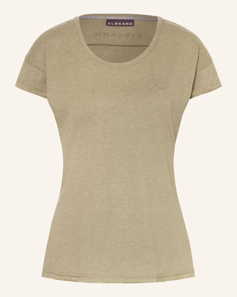 ELBSAND T-Shirt RANVA Oliv
