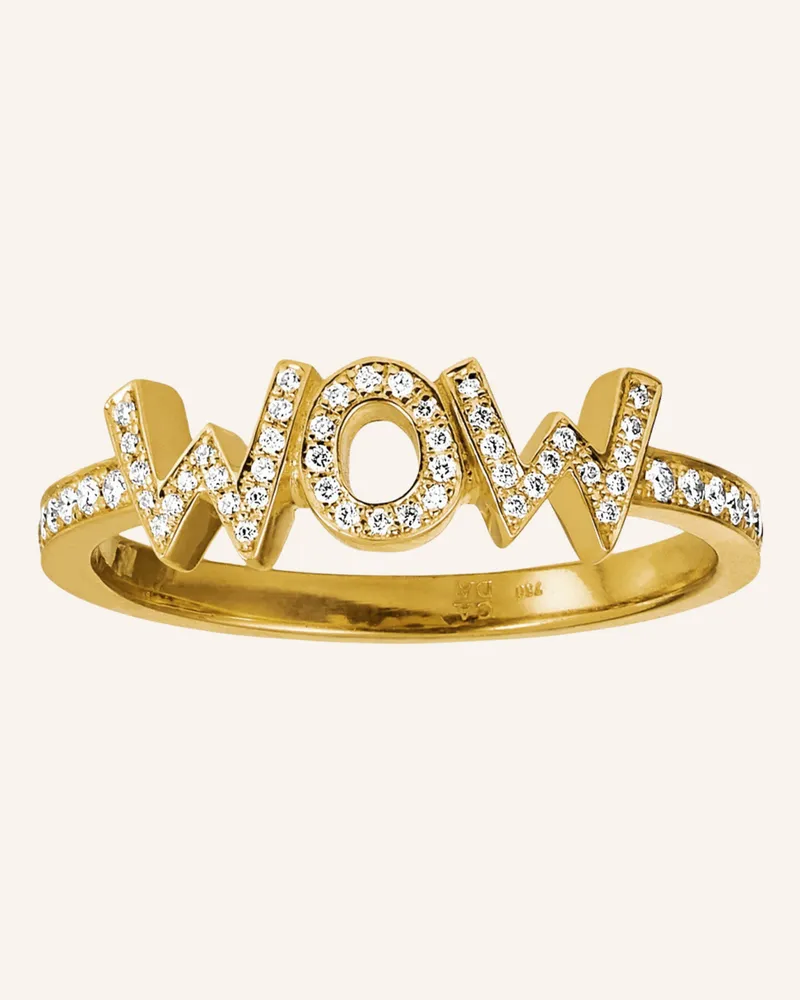 CADA Ring WOW MOM Gold