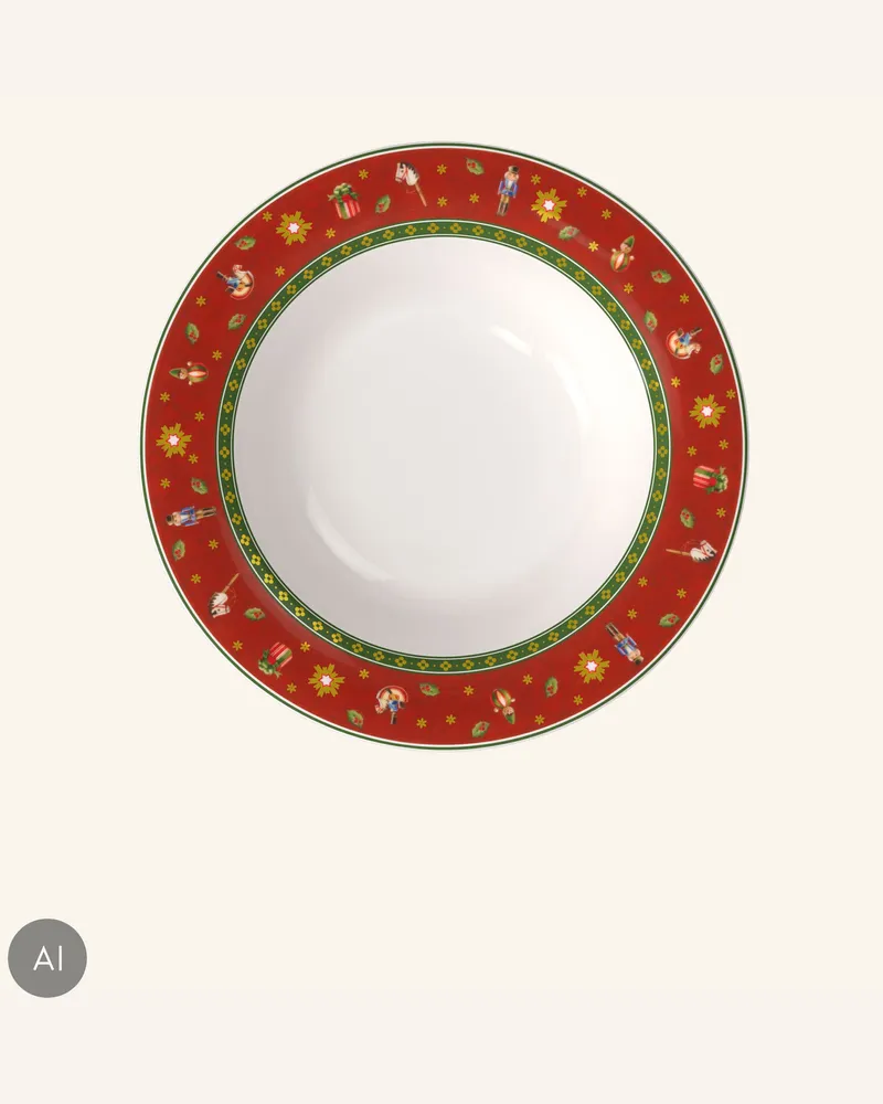 Villeroy & Boch Suppenteller Toy's Delight Specials rot Rot