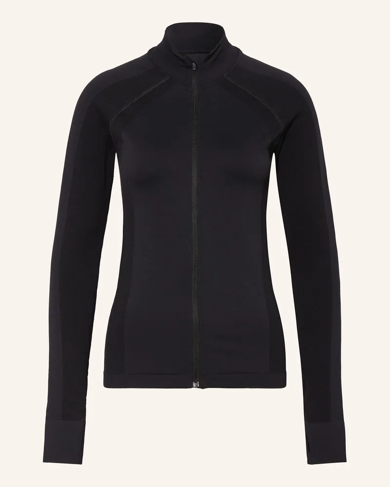 Sweaty Betty Trainingsjacke Athlete Seamless schwarz Schwarz