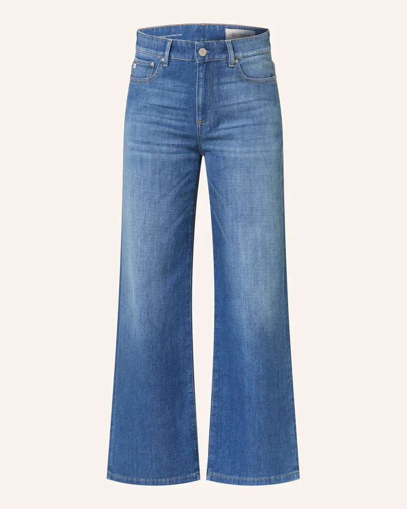 Adriano Goldschmied Wide Leg Jeans Saige Wide Leg Crop blau Banz