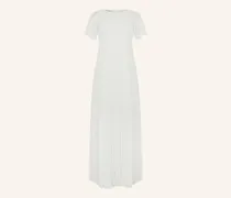 Set: Abendkleid Und Blusenshirt Aus Spitze weiss