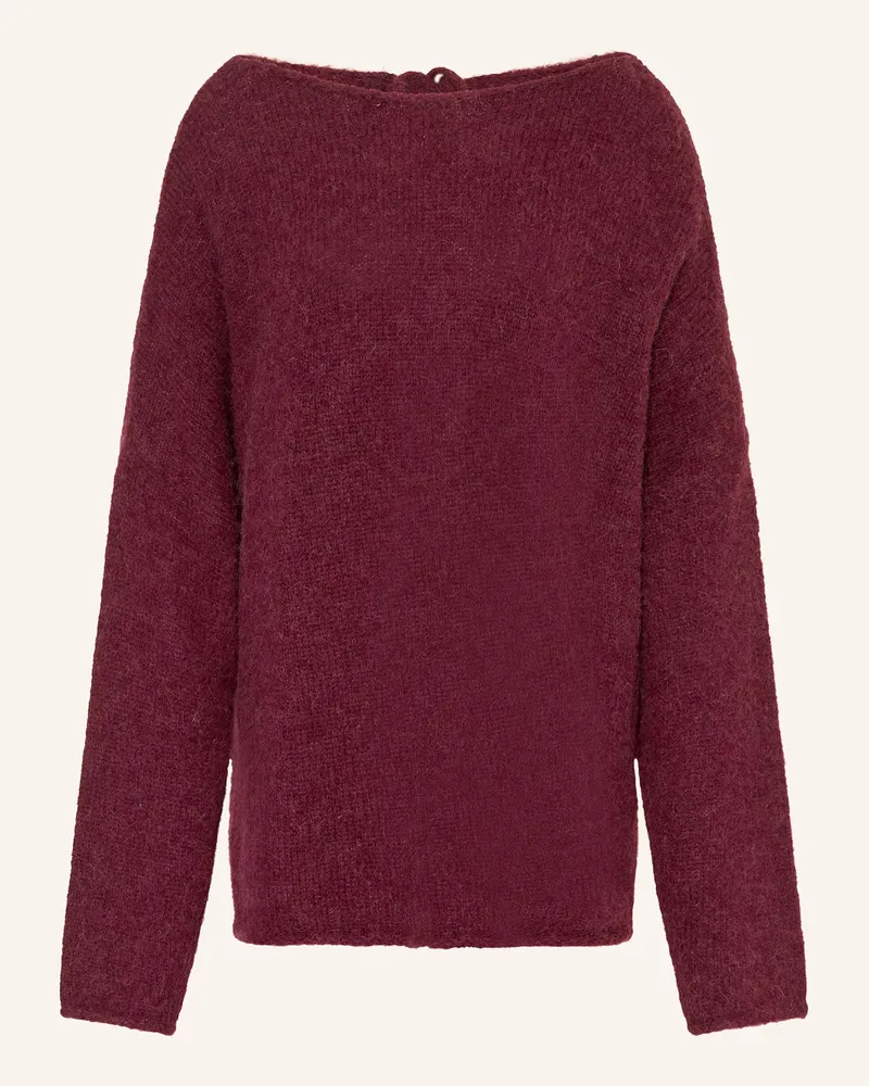 by Aylin Koenig Strickjacke Mana Mit Alpaka rot Dunkelrot