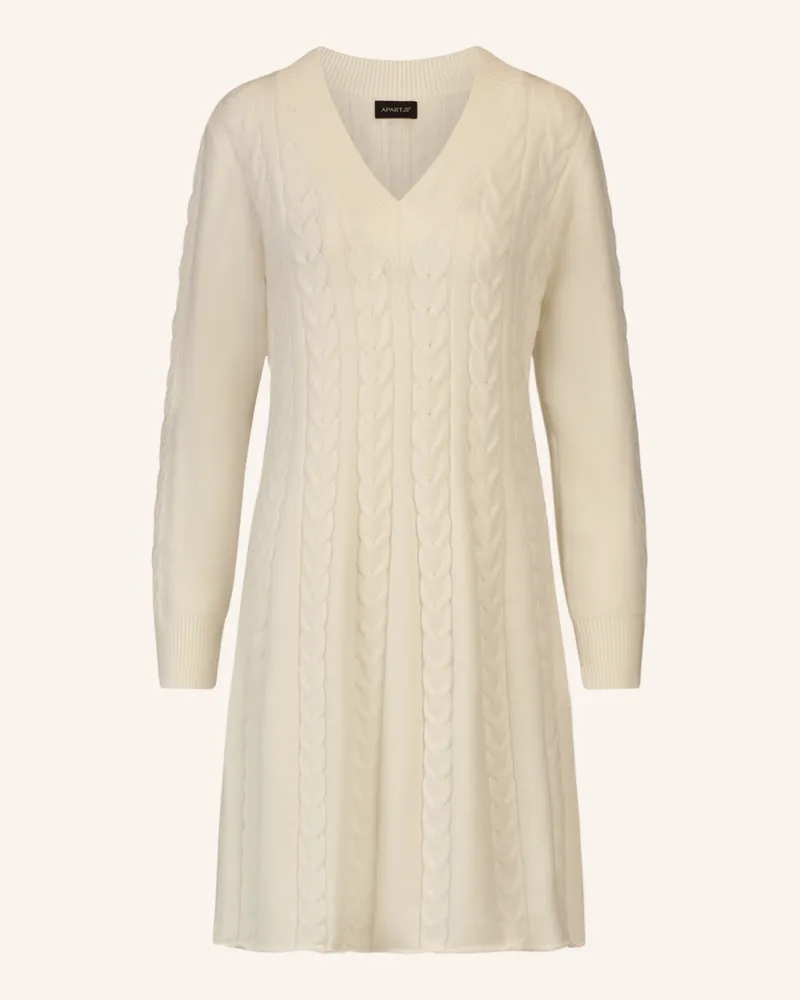 Apart Strickkleid Creme