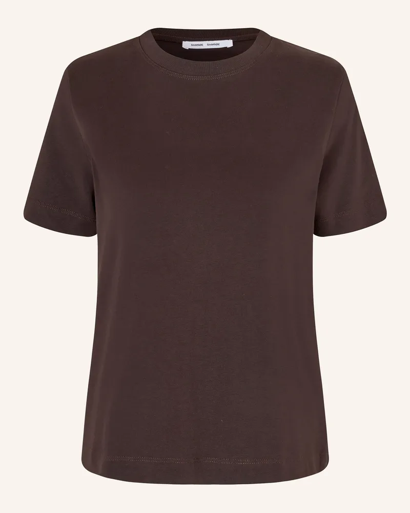 Samsøe & Samsøe T-Shirt Camina braun Dunkelbraun