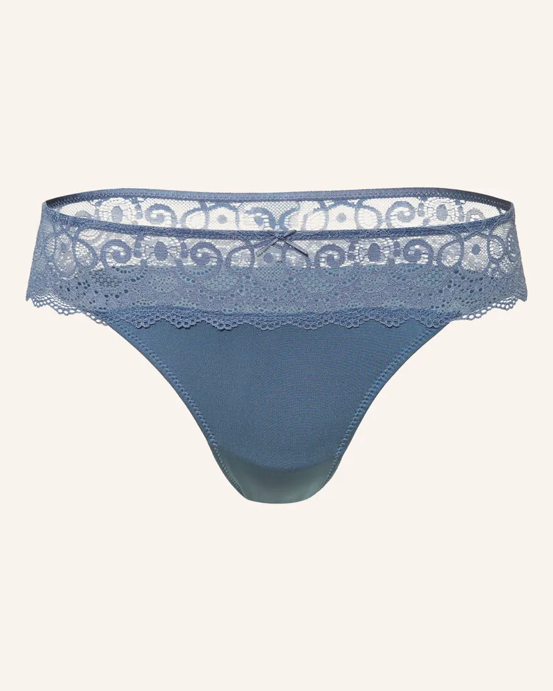 Mey Slip Serie Amorous blau Blaugrau