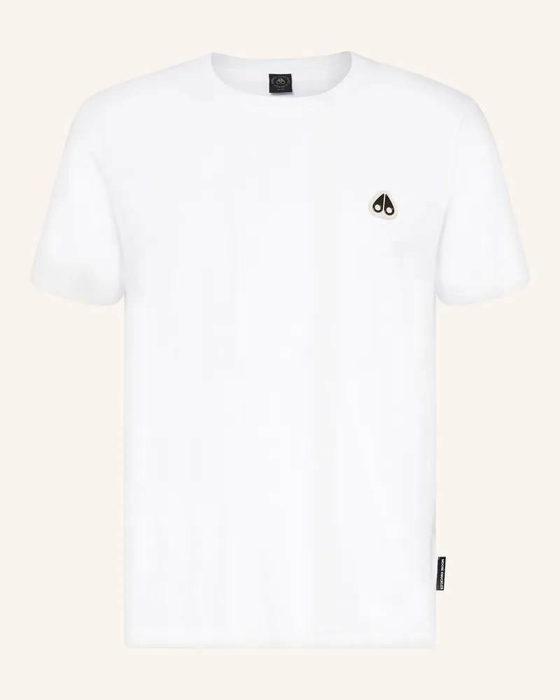 Moose Knuckles T-Shirt Crescent weiss Weiss