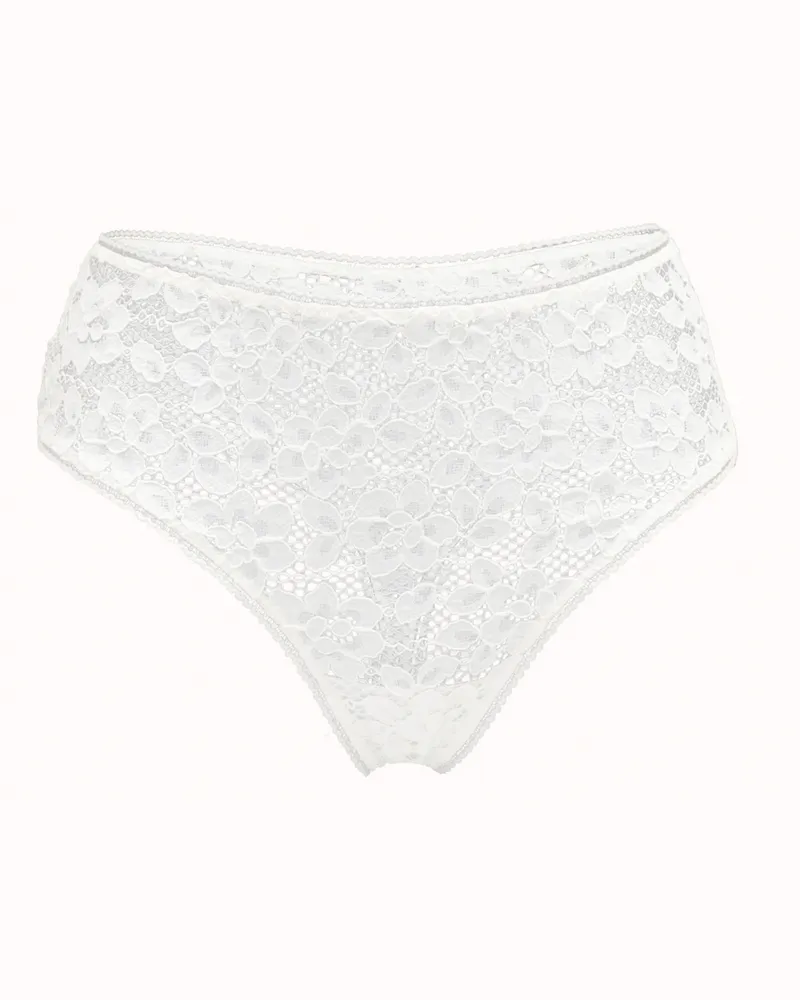 Wolford Lingerie Tanga BOLD LACE PANTY Weiss