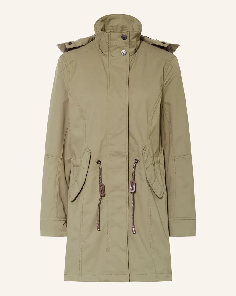 Wellensteyn Parka CORNFIELD mit abnehmbarer Kapuze Oliv