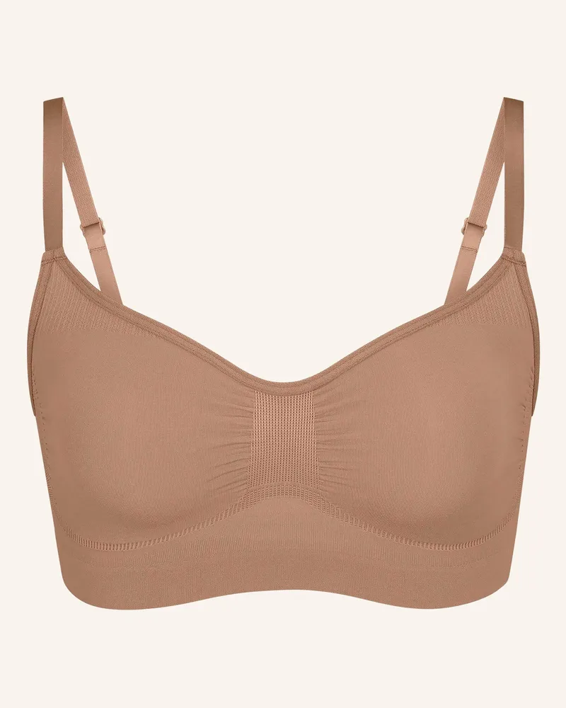 SKIMS Bustier Seamless Sculpt beige Sienna