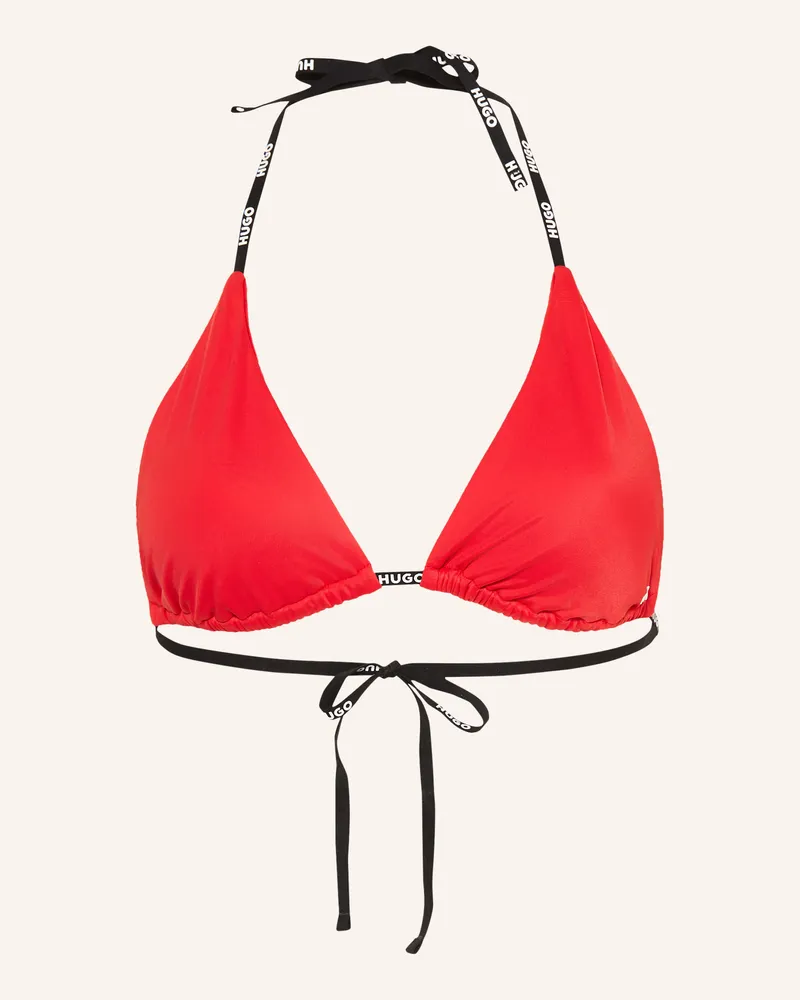 HUGO BOSS Triangel-Bikini-Top Pure rot Rot