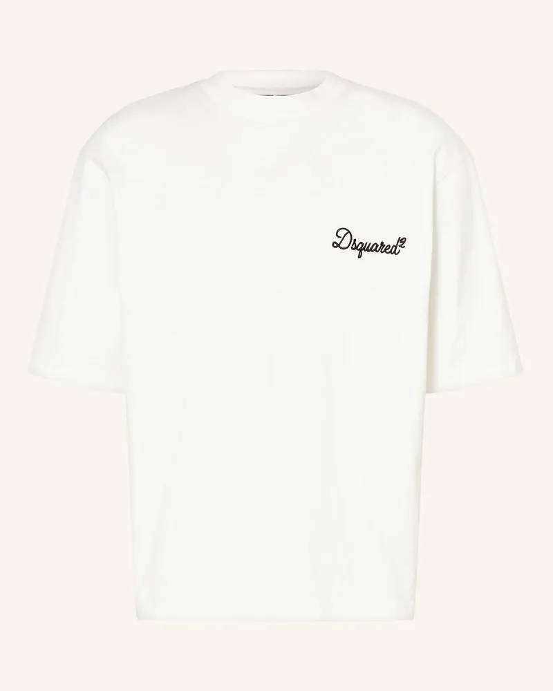 Dsquared2 T-Shirt weiss Ecru