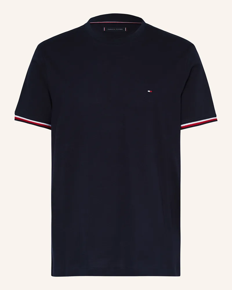 Tommy Hilfiger T-Shirt aus Piqué Dunkelblau