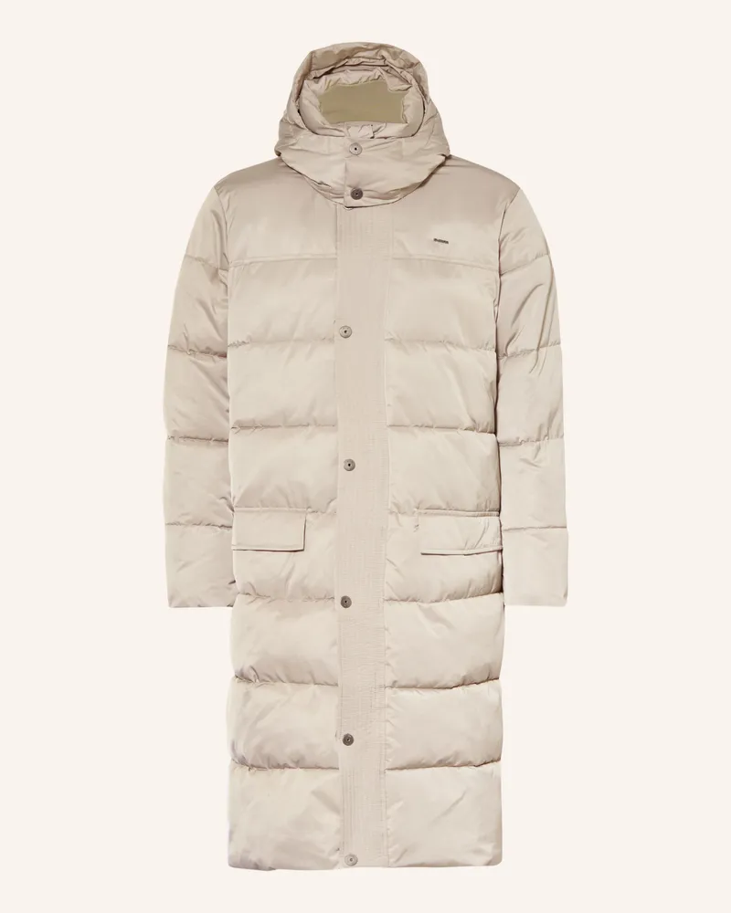 G-STAR RAW Steppmantel Element Mit Abnehmbarer Kapuze grau Hellgrau