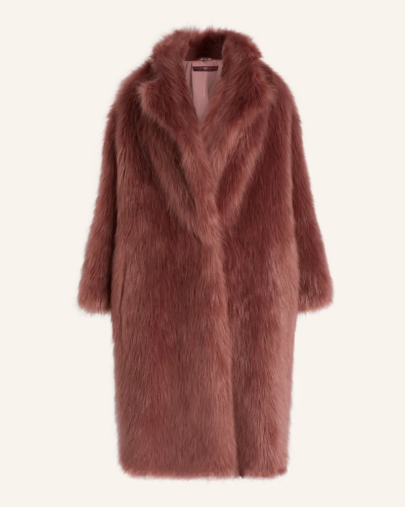 HIGH Kunstfellmantel Crossing rosa Rosa