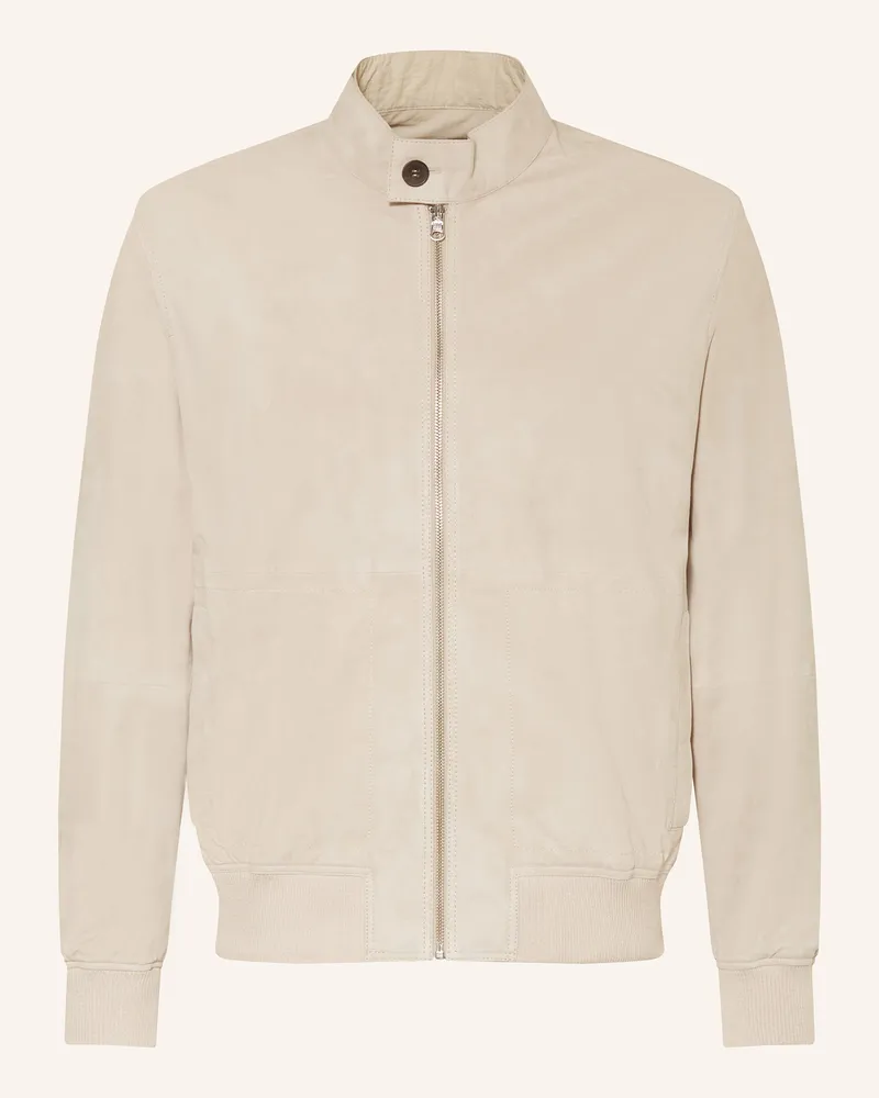 Arma Lederblouson Baron Zum Wenden beige Creme