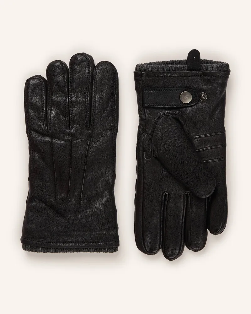 Strokesman's Handschuhe schwarz Schwarz