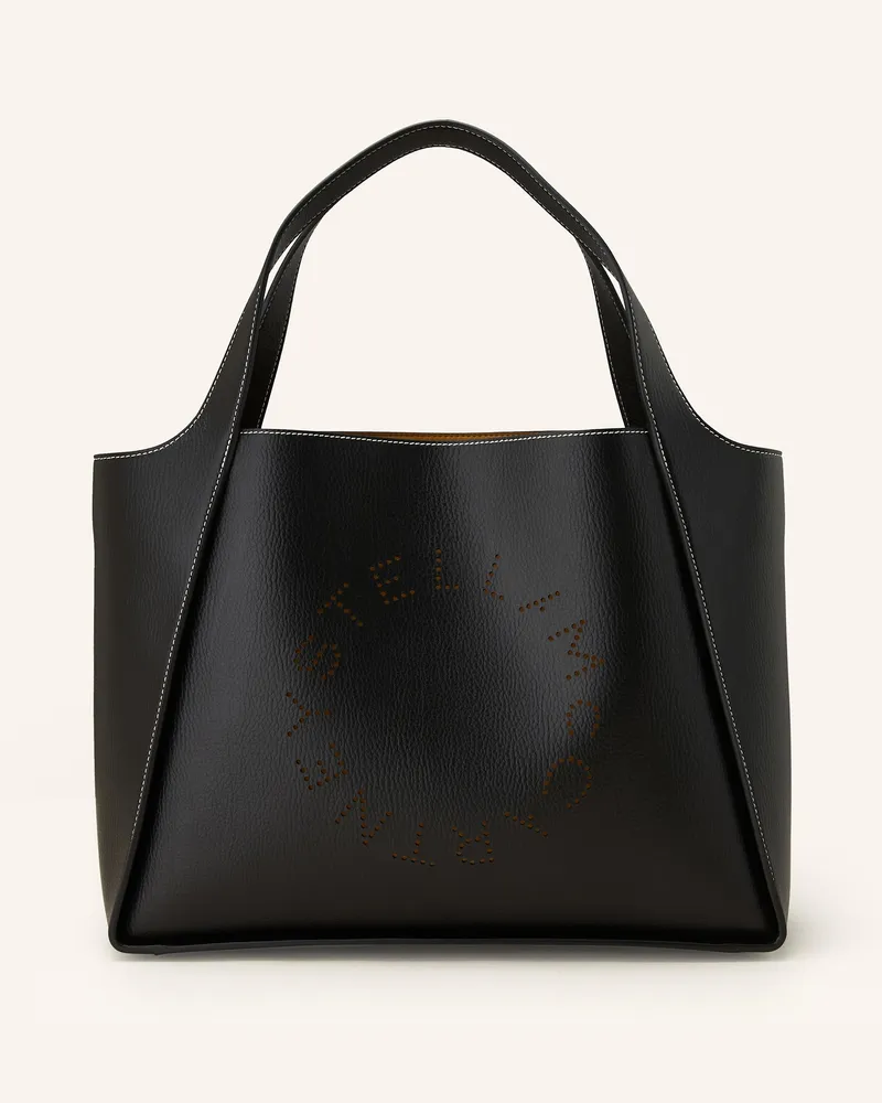Stella McCartney Shopper mit Pouch Schwarz