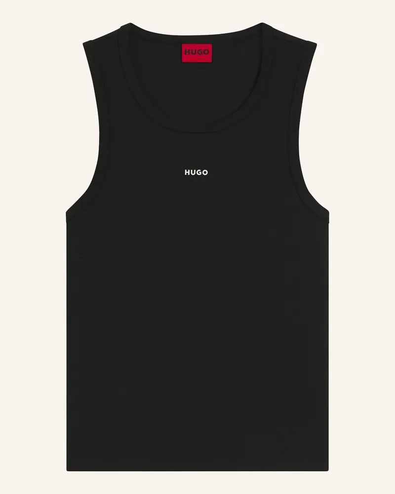 HUGO BOSS Tanktop Dapota schwarz Schwarz