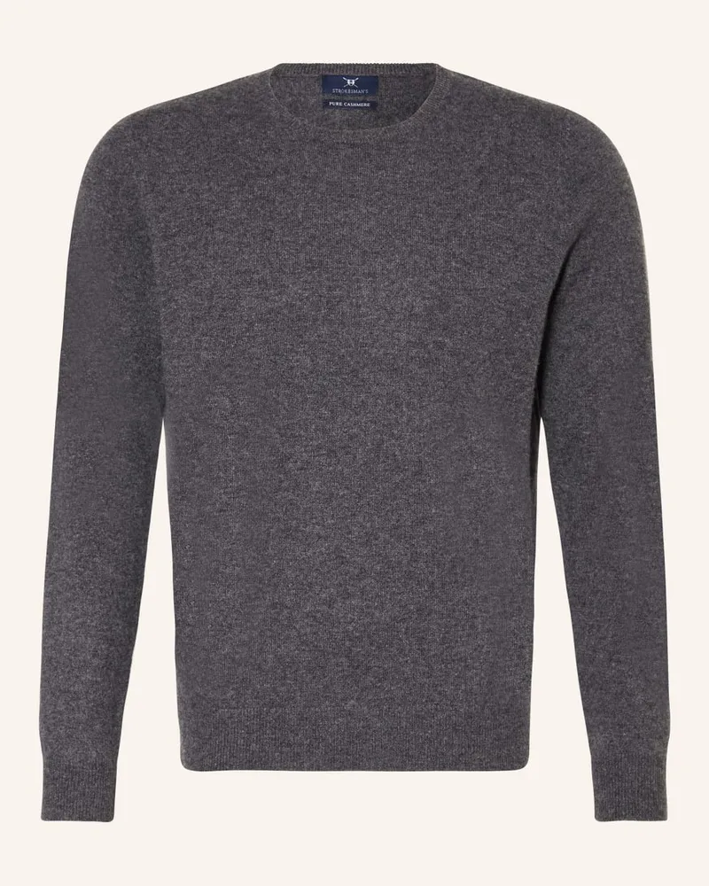 Strokesman's Cashmere-Pullover Grau