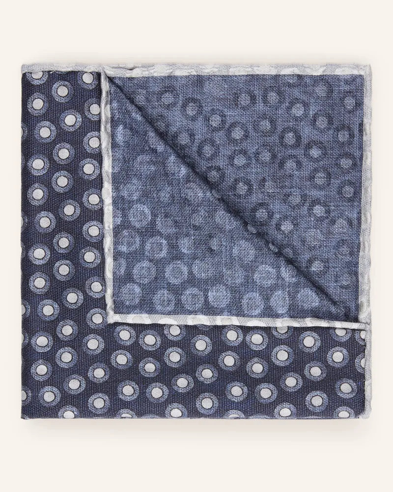 Brunello Cucinelli Einstecktuch blau Dunkelblau