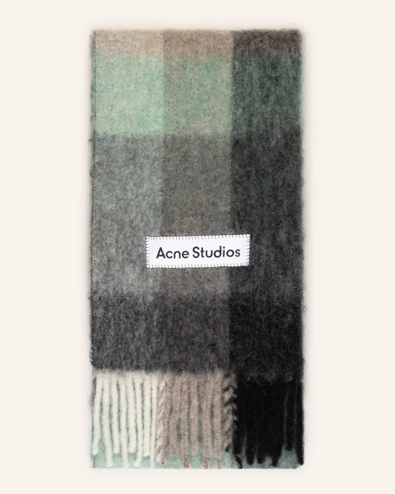 Acne Studios Schal mit Alpaka Grau