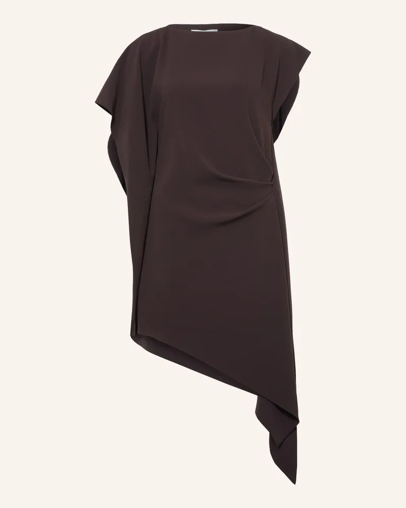 Reiss Kleid Athena Mit Volants rot Dunkelrot