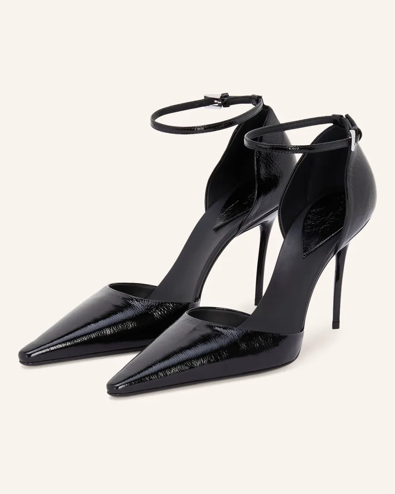 Alaïa Lack-Pumps D'orsay schwarz Schwarz