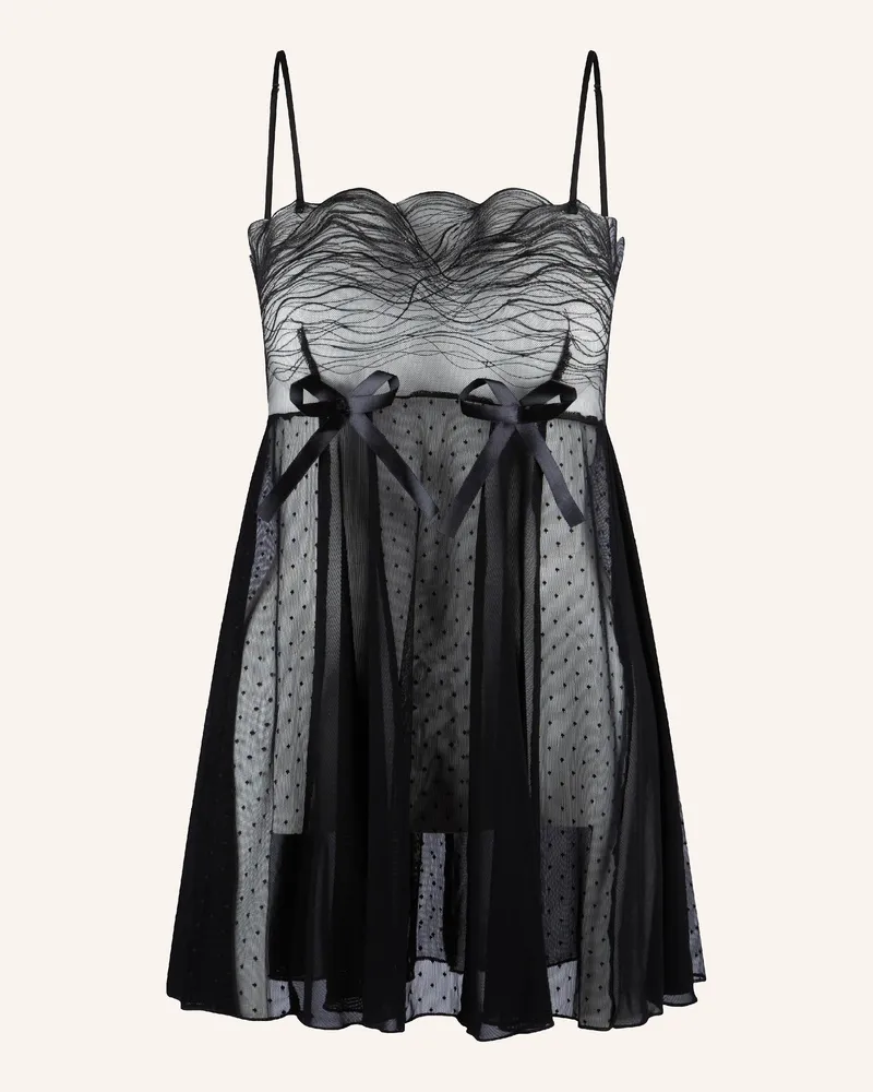 LingaDore Babydoll schwarz Schwarz