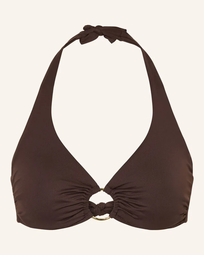 Melissa Odabash Bügel-Bikini-Top BRUSSELS Dunkelbraun