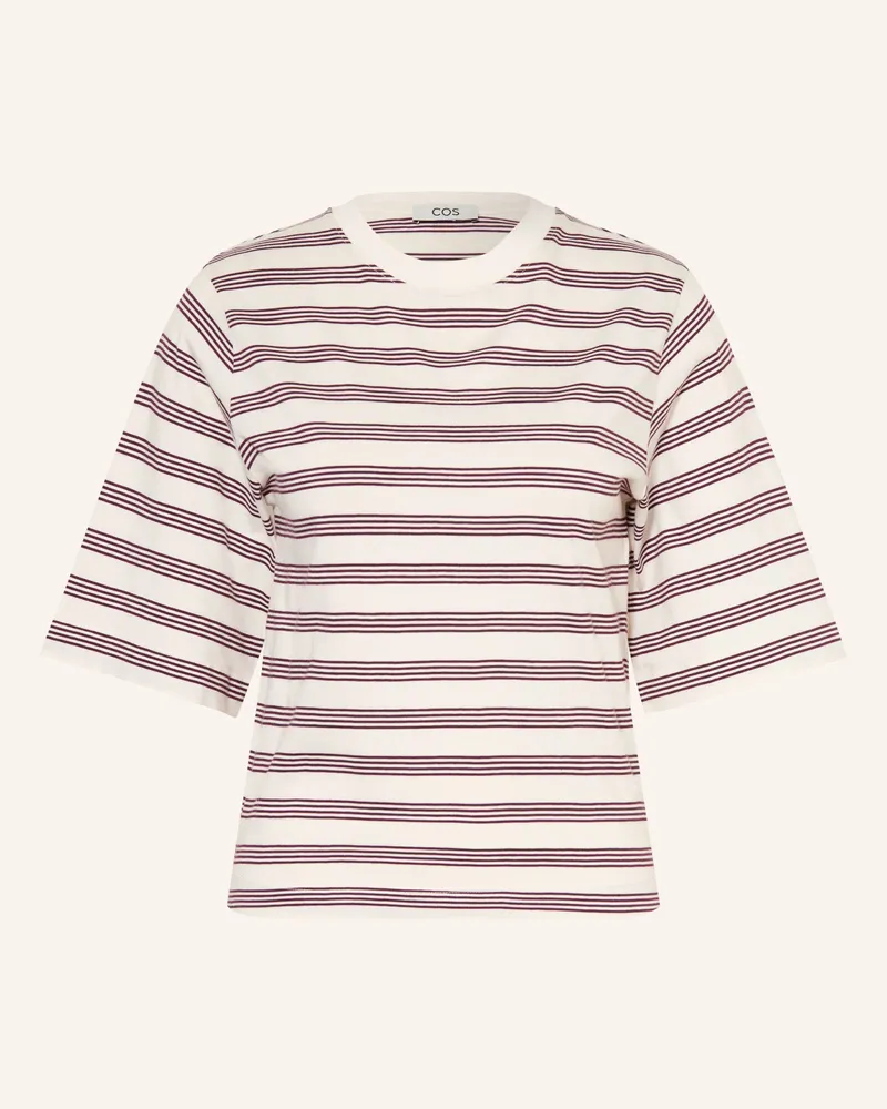 COS Shirt Mit 3/4-Arm rot Ecru