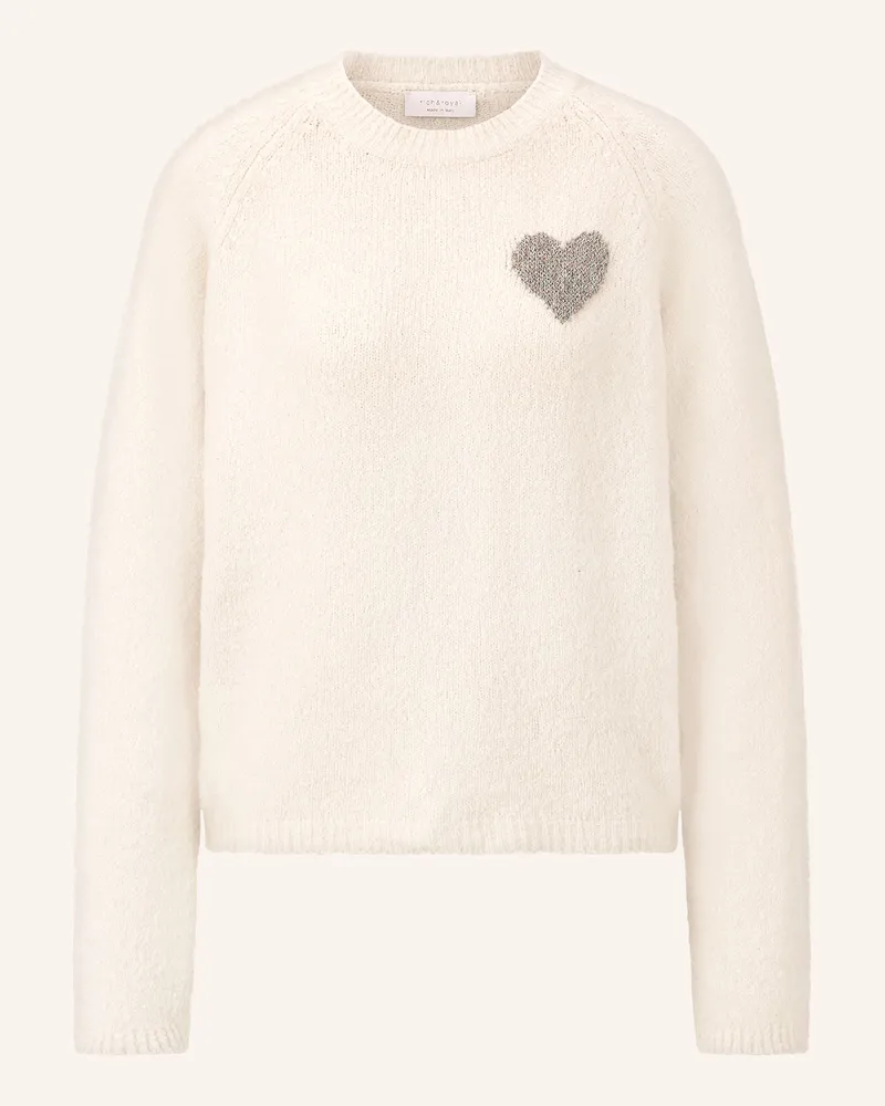 Rich&Royal Pullover mit Glitzergarn Ecru