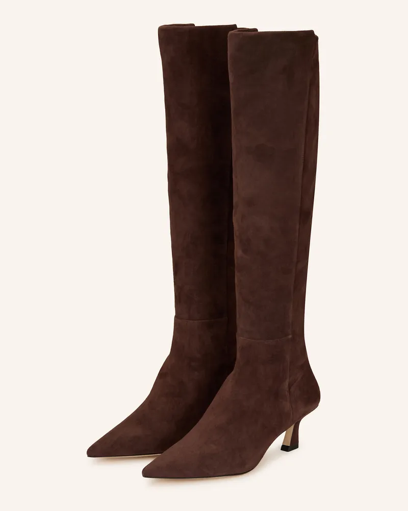 Stuart Weitzman Stiefel 5050 VINNIE 50 Dunkelbraun