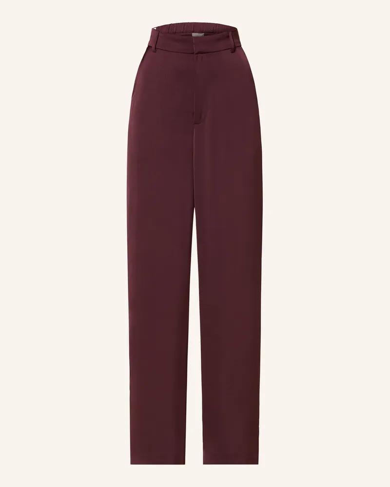 Neo Noir Satinhose Emmett rot Dunkelrot