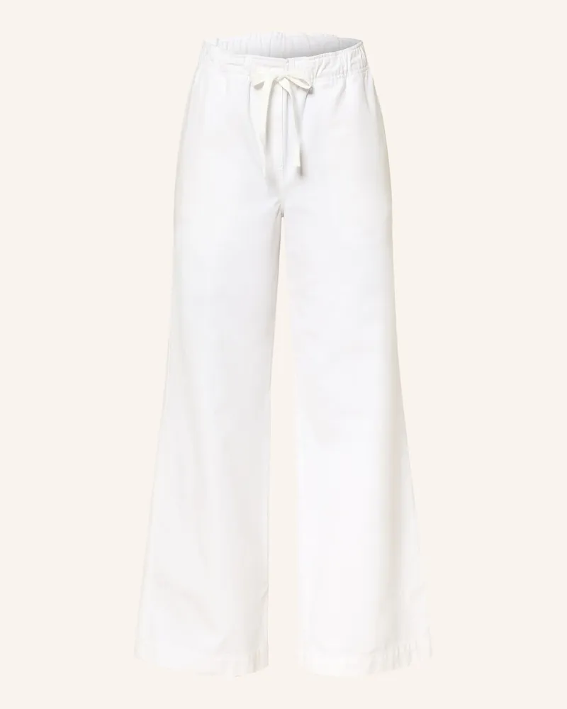 Juvia Hose Noemi Im Jogging-Stil weiss Ecru