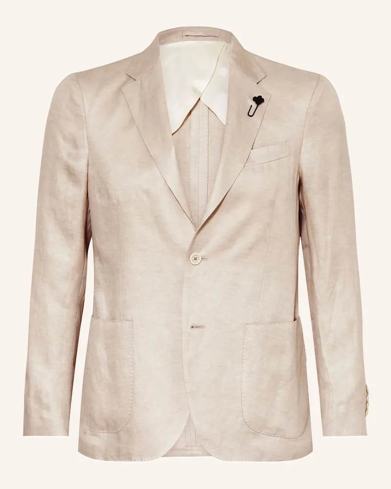 LARDINI Anzugsakko Extra Slim Fit Aus Leinen beige 150