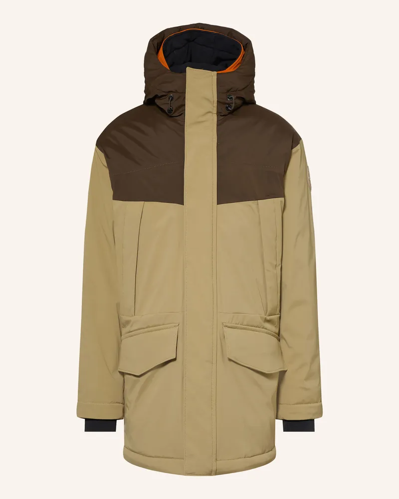 Napapijri Parka Serie 20-22 Mit Abnehmbarer Kapuze braun Beige