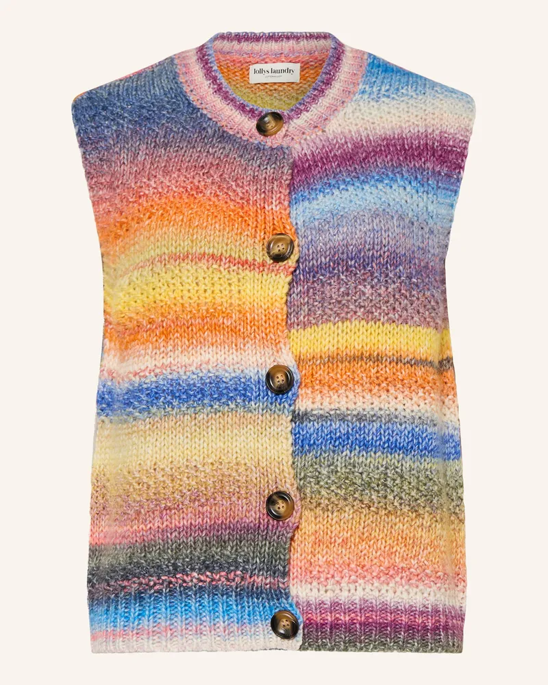 Lollys Laundry Strickweste PADOVALL Orange