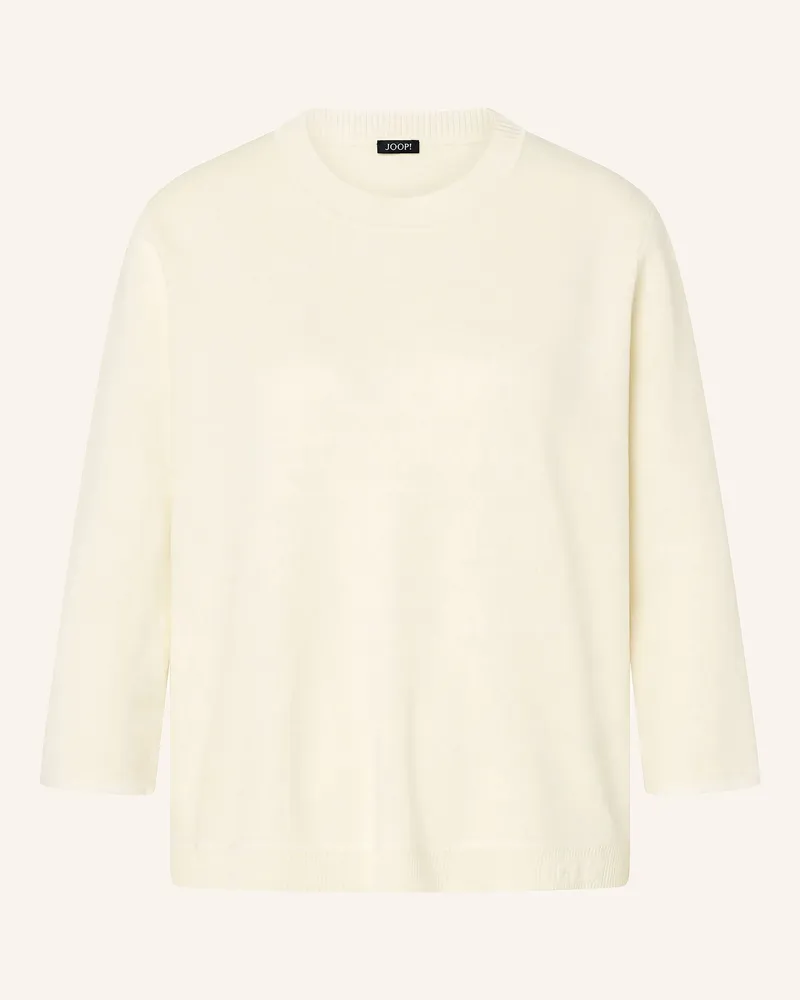 JOOP! Pullover Kusta Mit 3/4-Arm weiss Creme