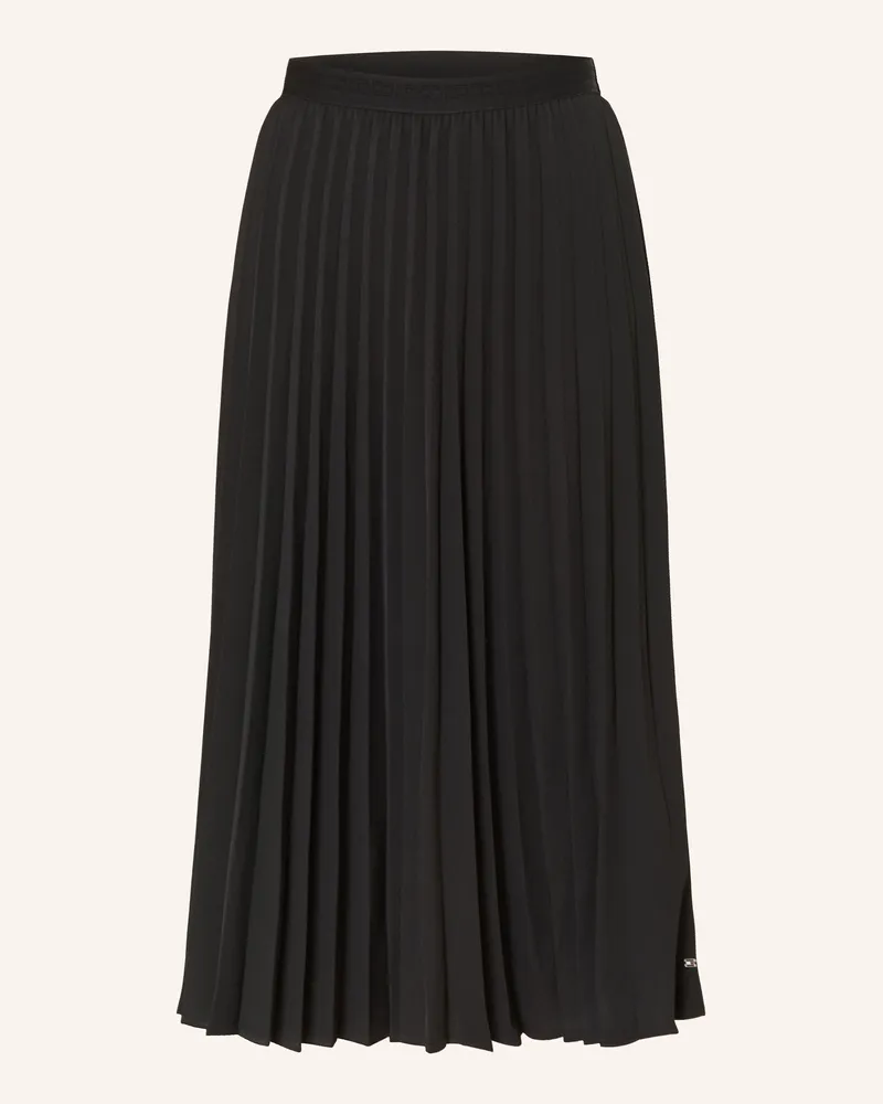 Tommy Hilfiger Faltenrock schwarz Schwarz