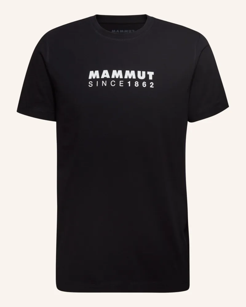 Mammut T-Shirt Core Logo schwarz Schwarz